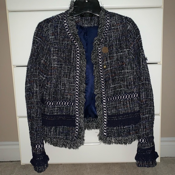 Frayed Edge Tweed Blazer - Picture 1 of 7